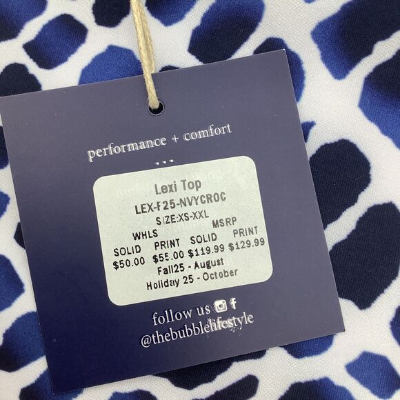 The Bubble Womens Lexi Tank Top Blue Size Medium‎ NWT - Picture 6 of 9